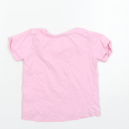 Matalan Boys Pink   Basic T-Shirt Size 18-24 Months