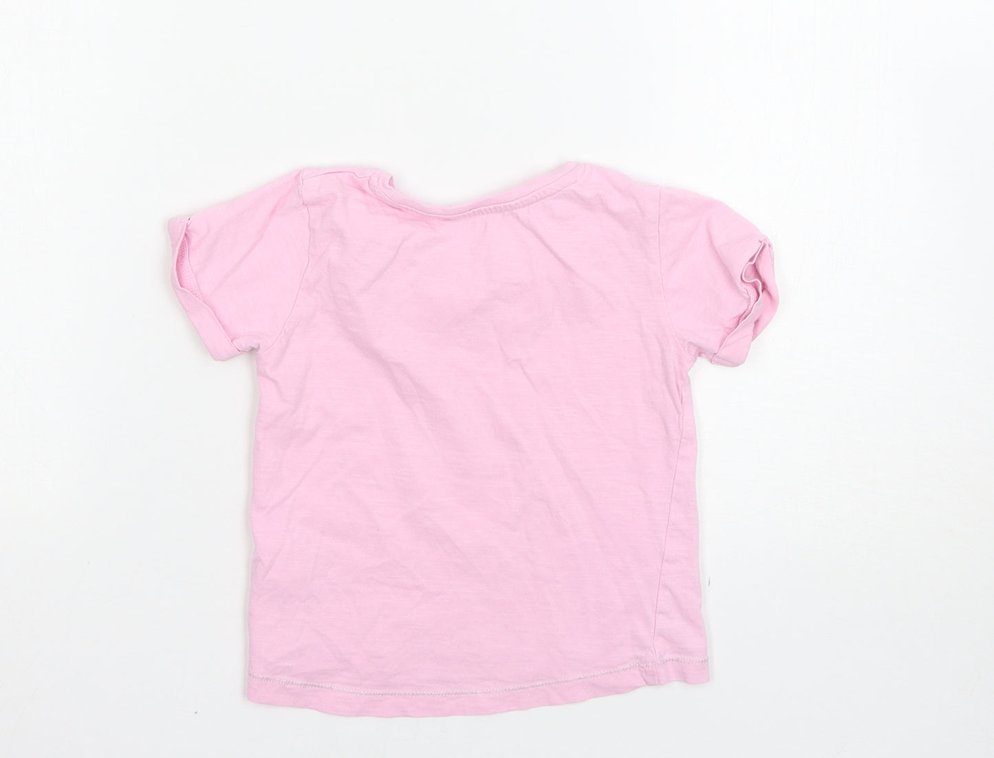 Matalan Boys Pink   Basic T-Shirt Size 18-24 Months