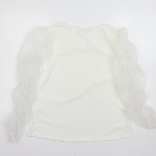 cameo rose Womens White   Basic Blouse Size L
