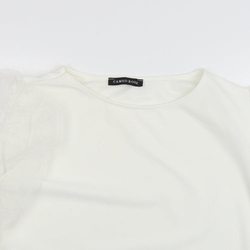 cameo rose Womens White   Basic Blouse Size L