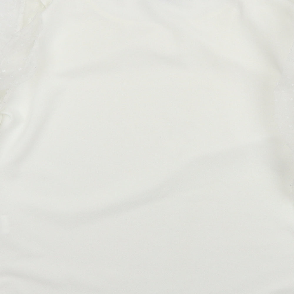 cameo rose Womens White   Basic Blouse Size L