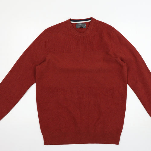 Marks and Spencer Mens Red   Pullover Jumper Size M
