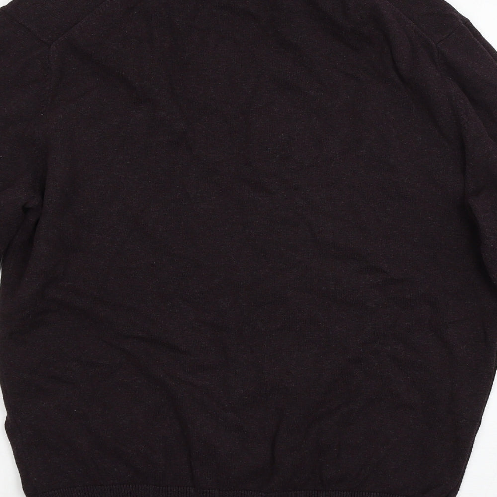 mero Mens Purple   Pullover Jumper Size L