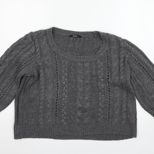 George Womens Grey   Pullover Jumper Size 16
