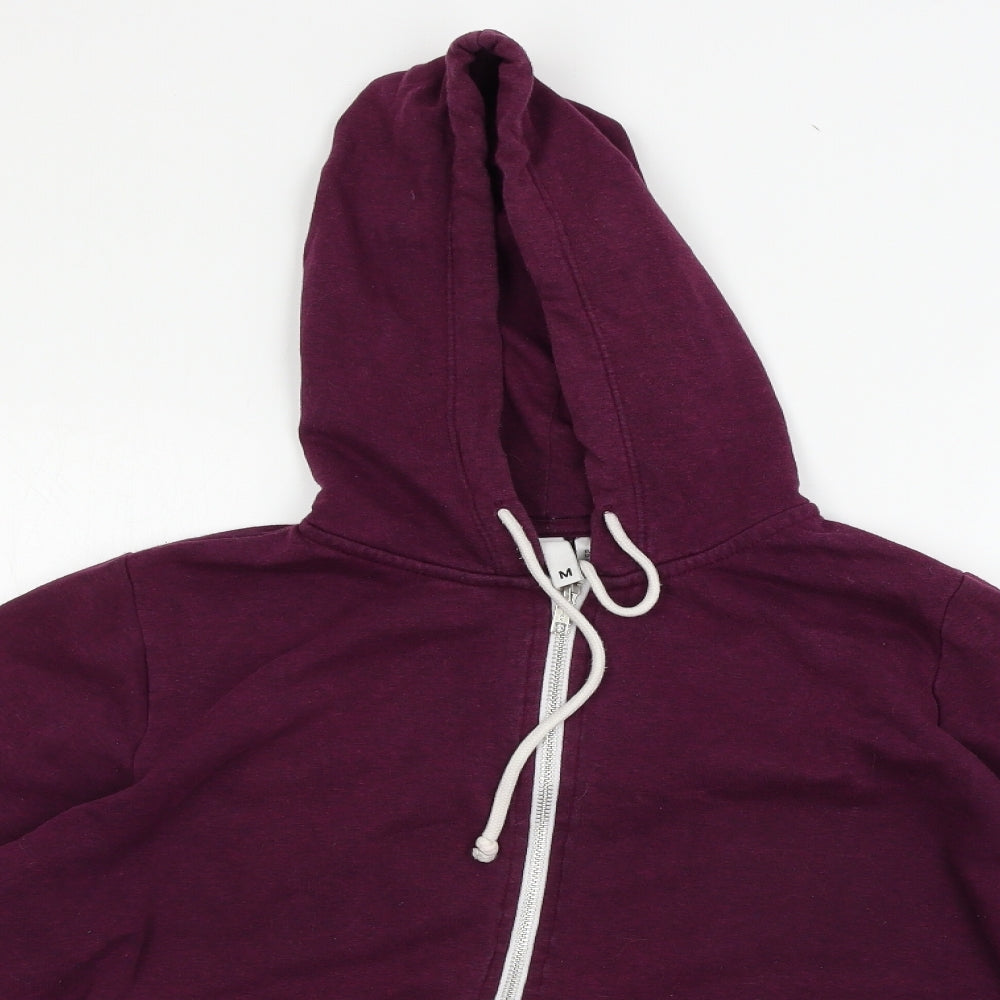 H&M Womens Purple   Full Zip Hoodie Size M