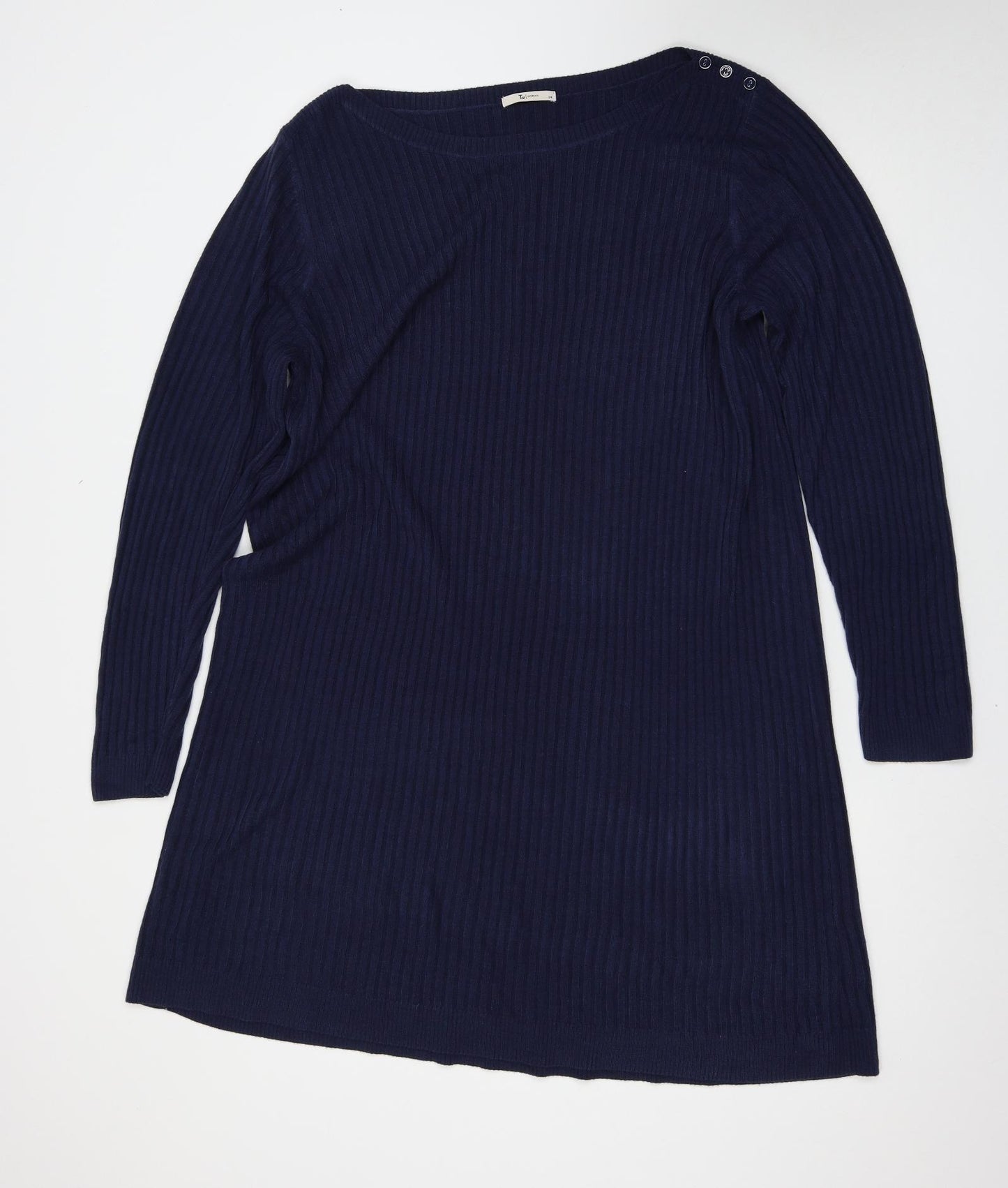 TU Womens Blue   Jumper Dress  Size 24