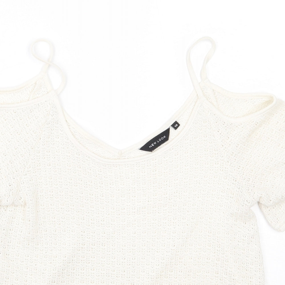 Newlook Womens White   Basic T-Shirt Size 10