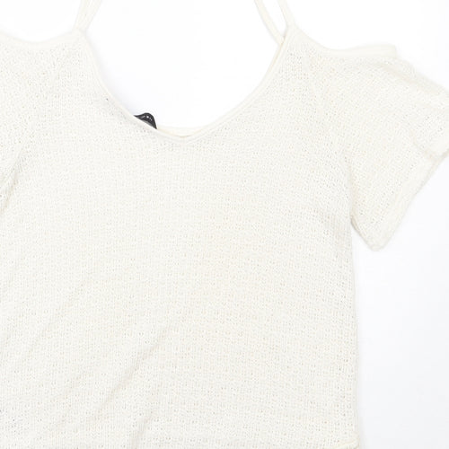 Newlook Womens White   Basic T-Shirt Size 10