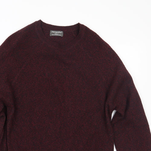 Primark Mens Red   Pullover Jumper Size S