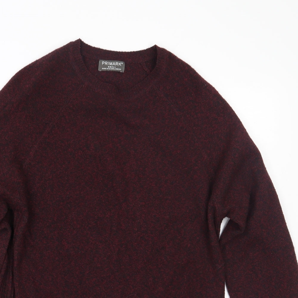 Primark Mens Red   Pullover Jumper Size S