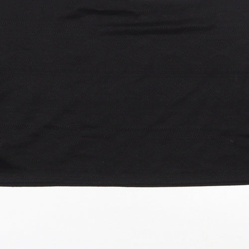 Primark Womens Black   Cropped T-Shirt Size 10