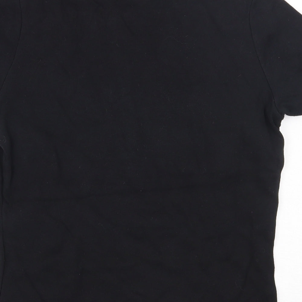 Country Casuals Womens Black   Basic T-Shirt Size 10