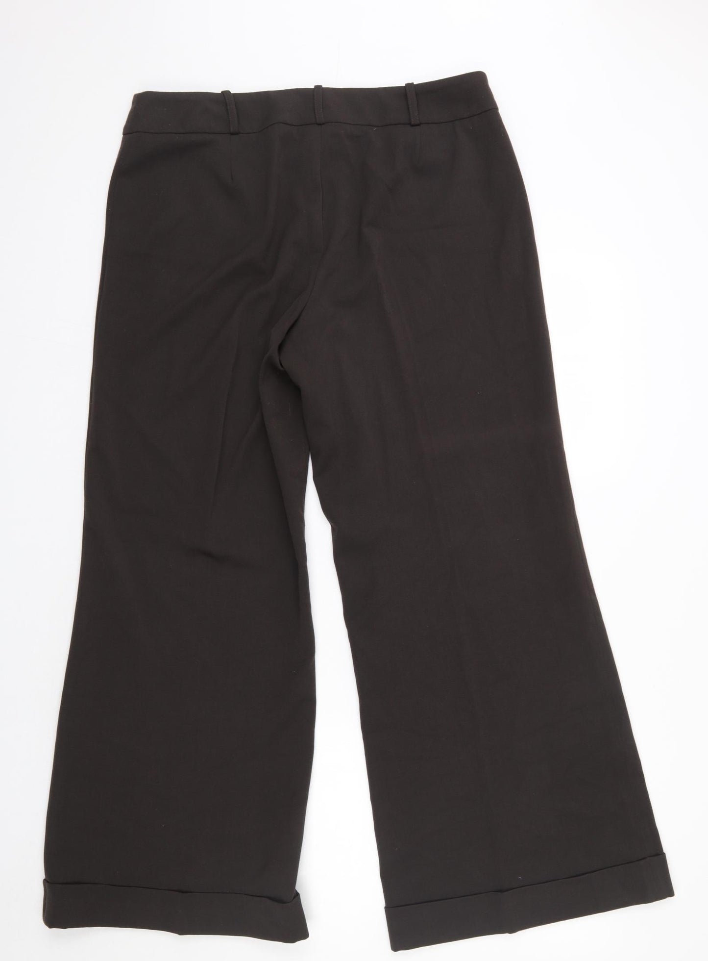Wallis Womens Brown   Trousers  Size 16 L31 in