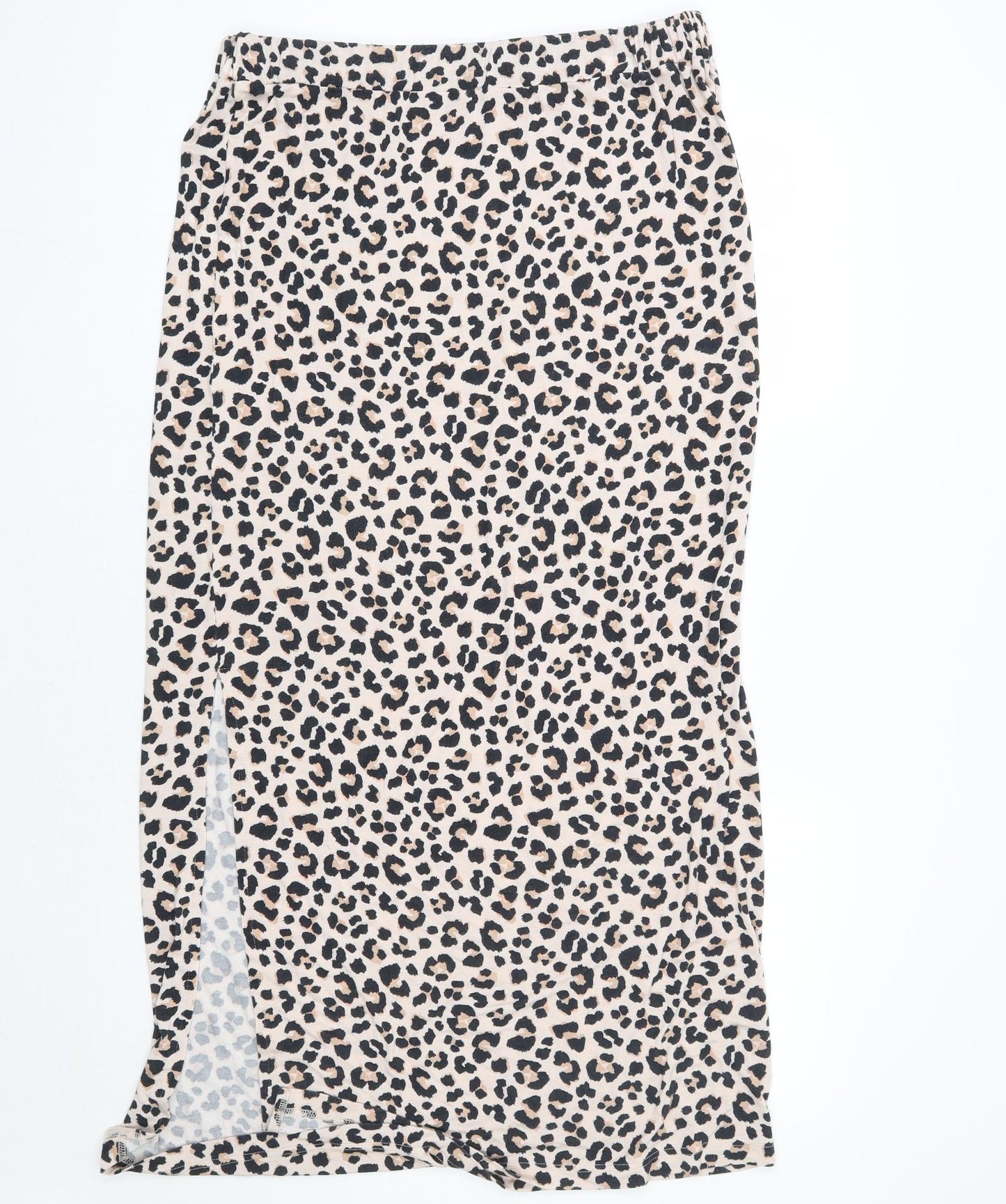 Very Womens Beige Animal Print  A-Line Skirt Size 16
