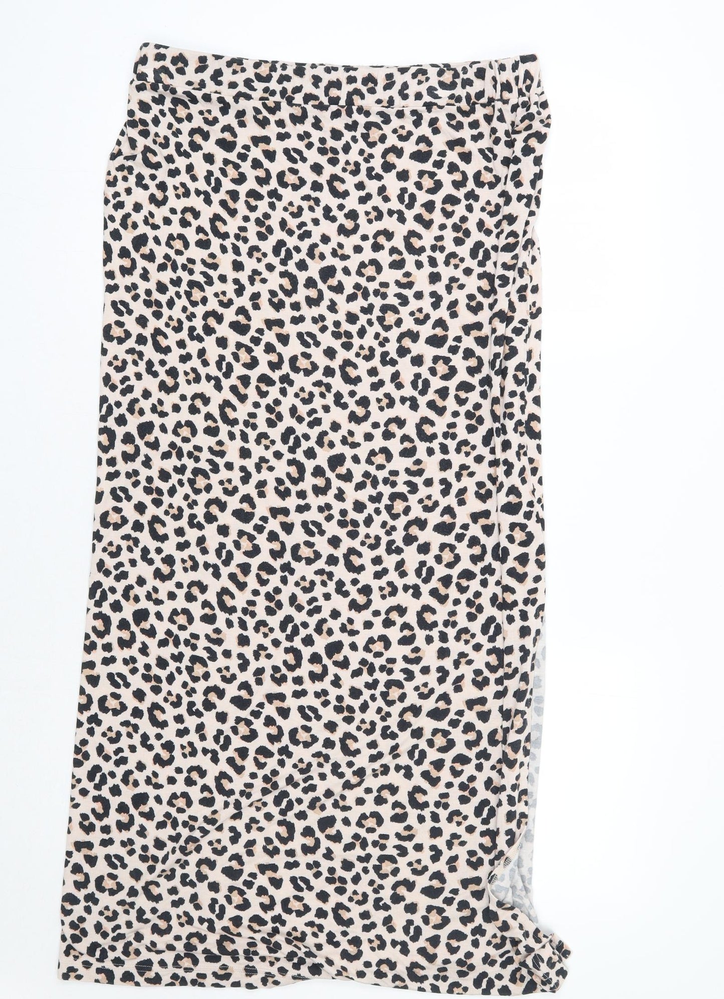 Very Womens Beige Animal Print  A-Line Skirt Size 16