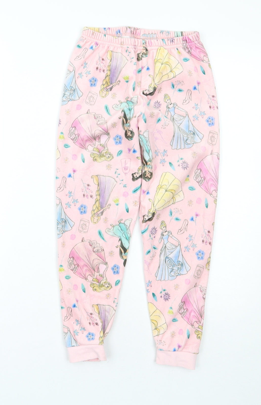 George Girls Pink Geometric  Top Pyjama Set Size 6-7 Years