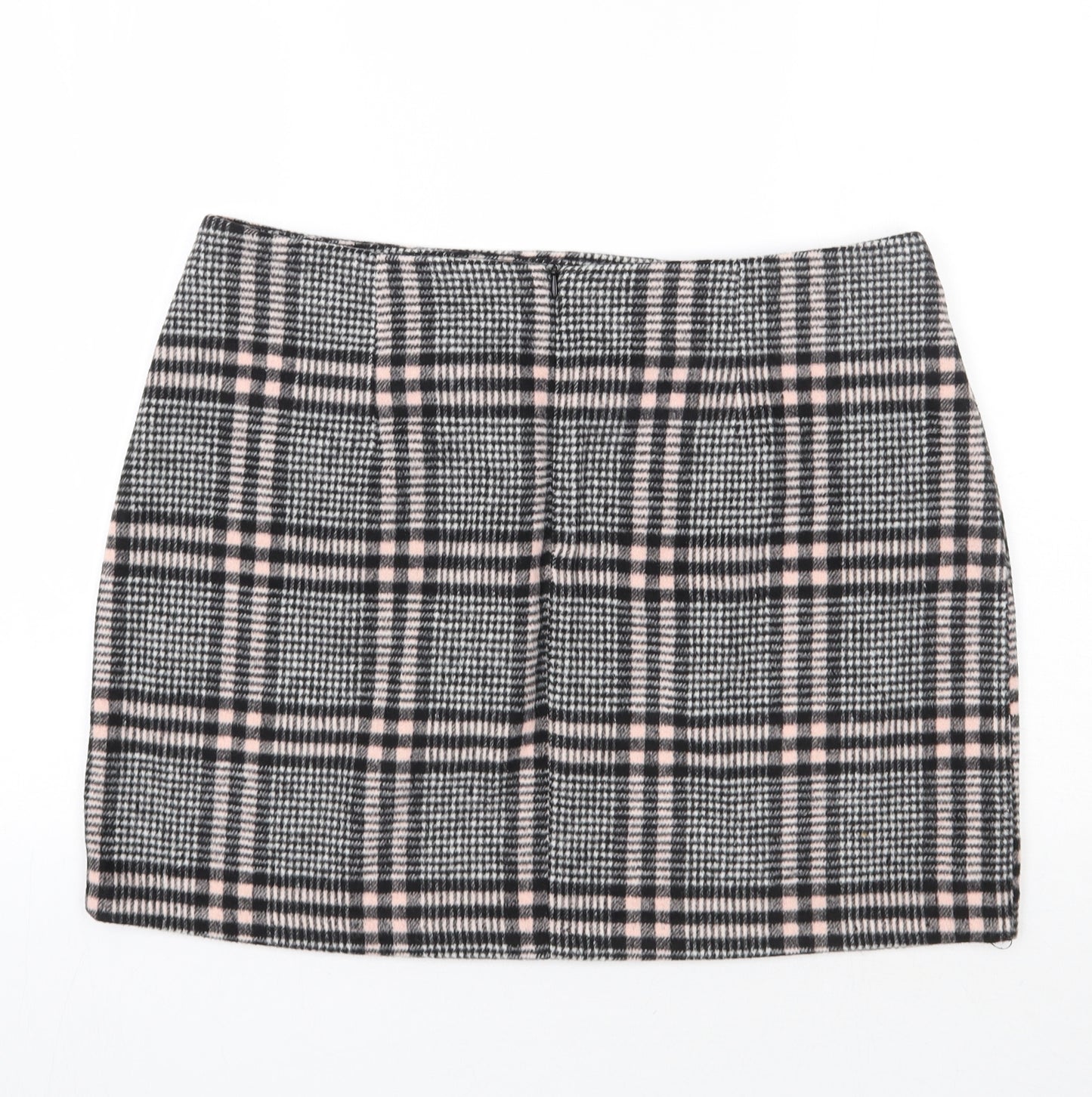 Peacocks Womens Black Check  A-Line Skirt Size 16