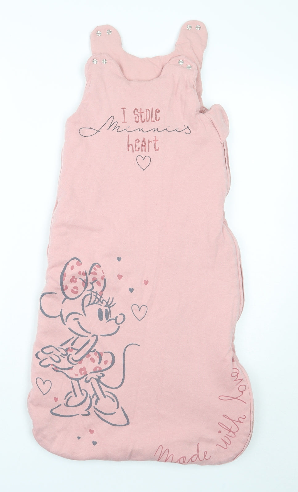 George Girls Pink Geometric  Babygrow One-Piece Size 18-24 Months  - Grobag