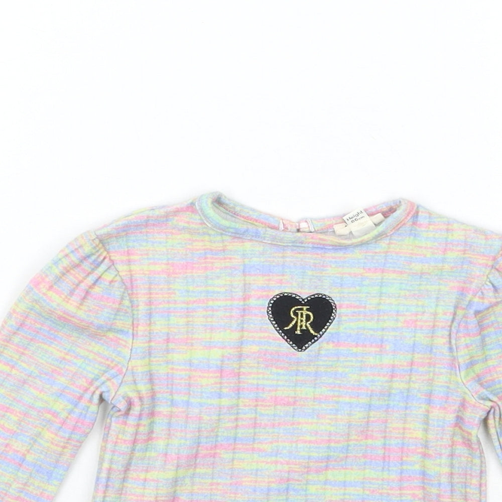 River Island Girls Multicoloured   Basic T-Shirt Size 12-18 Months