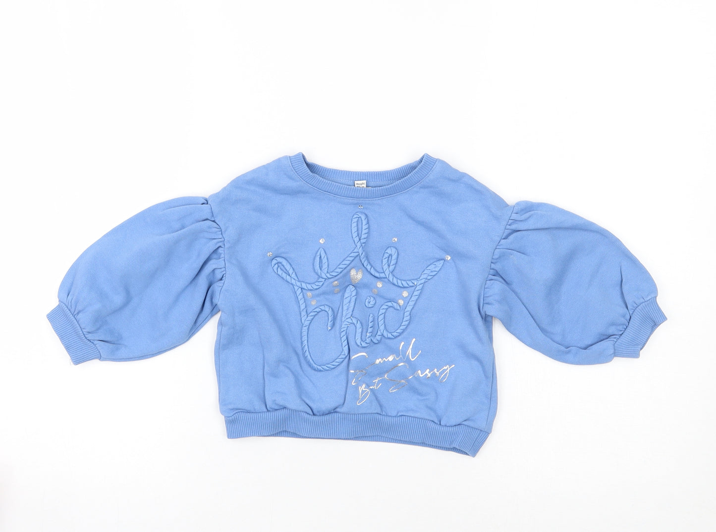 River Island Girls Blue   Pullover Jumper Size 12-18 Months
