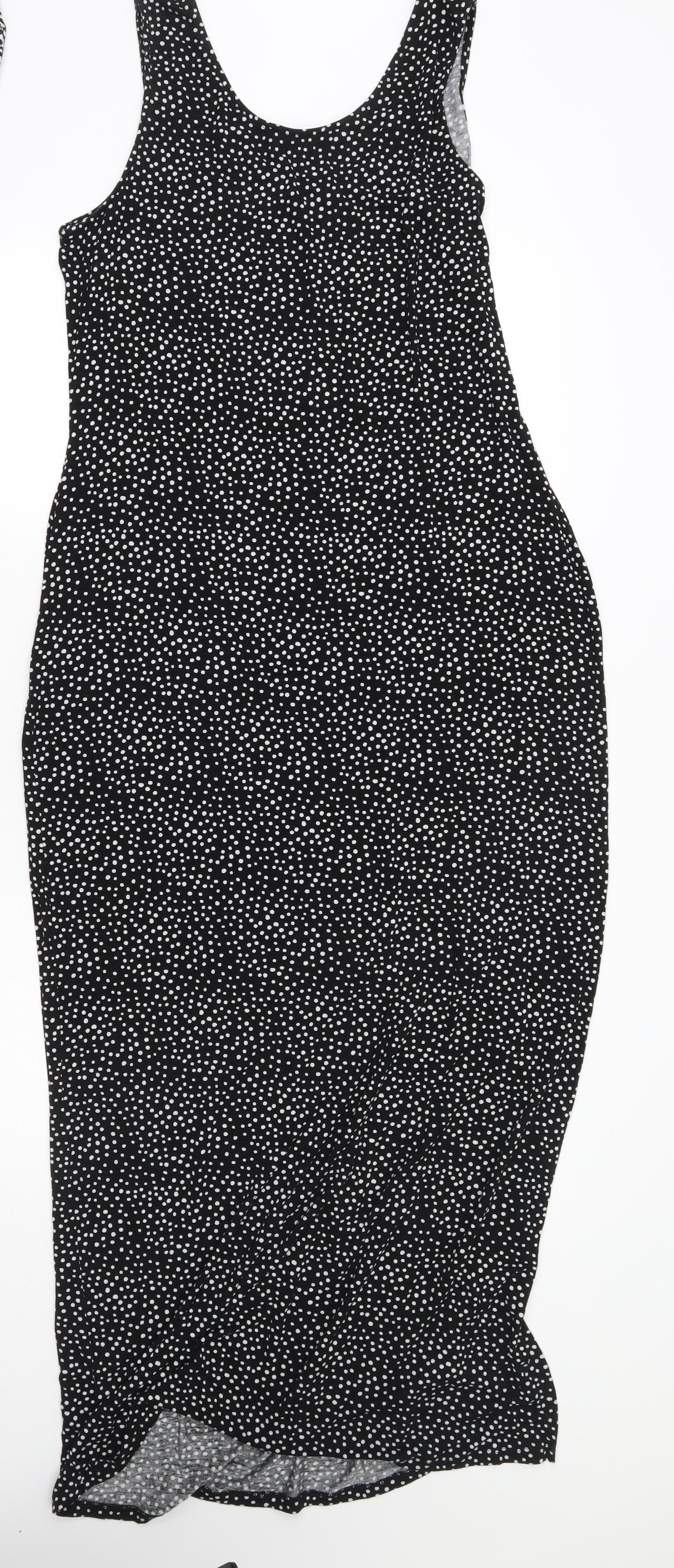 Very Womens Black Polka Dot  A-Line  Size 16