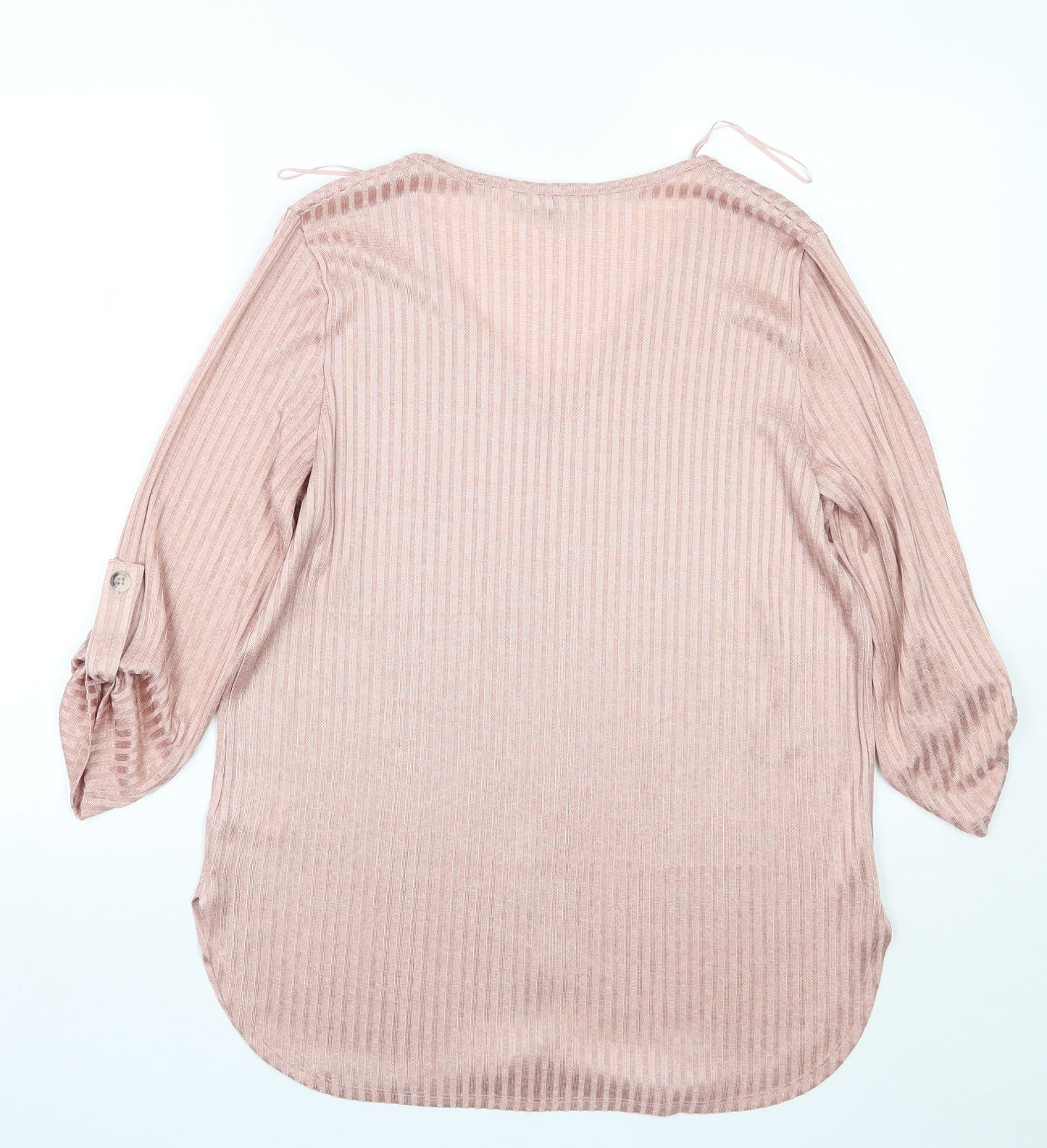 Peacocks Womens Pink   Basic T-Shirt Size 14