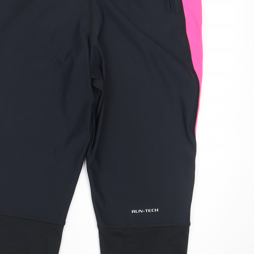 Mifit Womens Black   Cropped Leggings Size 14