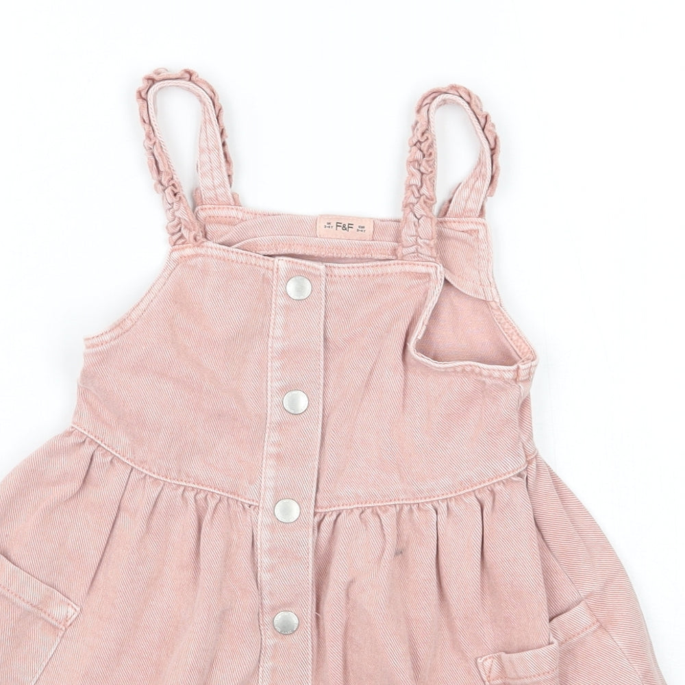 F&F Girls Pink   A-Line  Size 3-4 Years