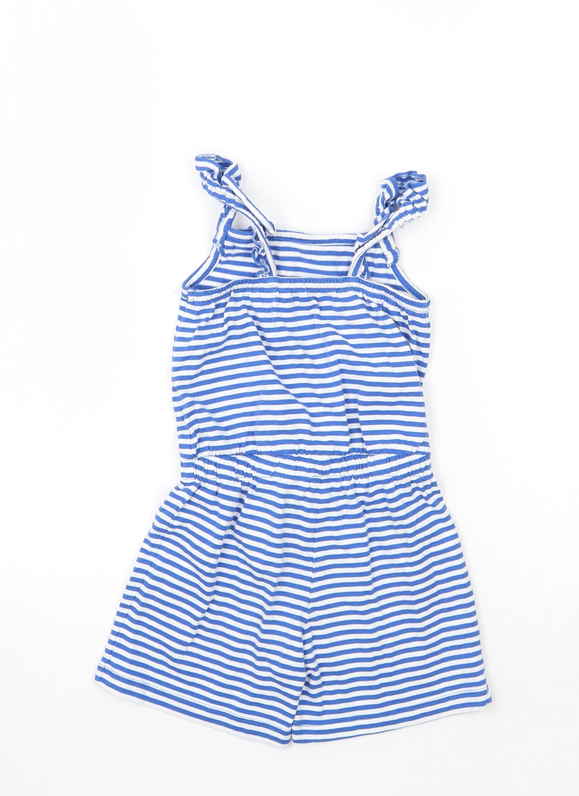 George Girls Blue Striped  Playsuit One-Piece Size 4-5 Years