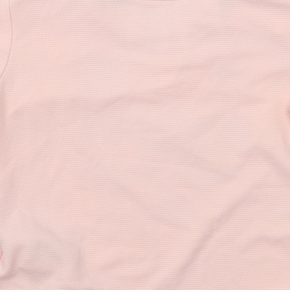 adidas Girls Pink   Basic T-Shirt Size 9-12 Months  - Manchester United