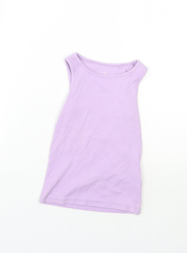 NEXT Girls Purple Basic Tank Size 5 Years