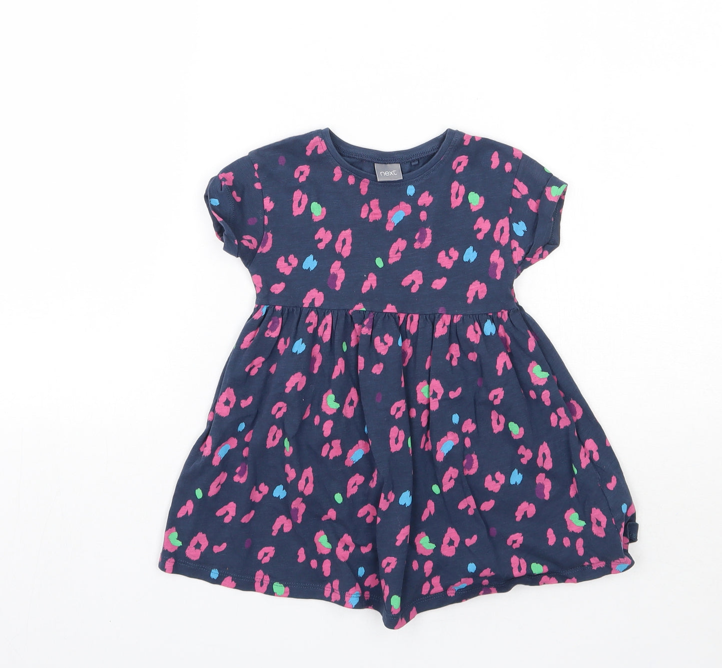 NEXT Girls Blue Animal Print  A-Line  Size 2 Years