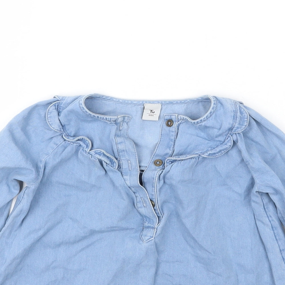 TU Girls Blue   Basic Blouse Size 2 Years