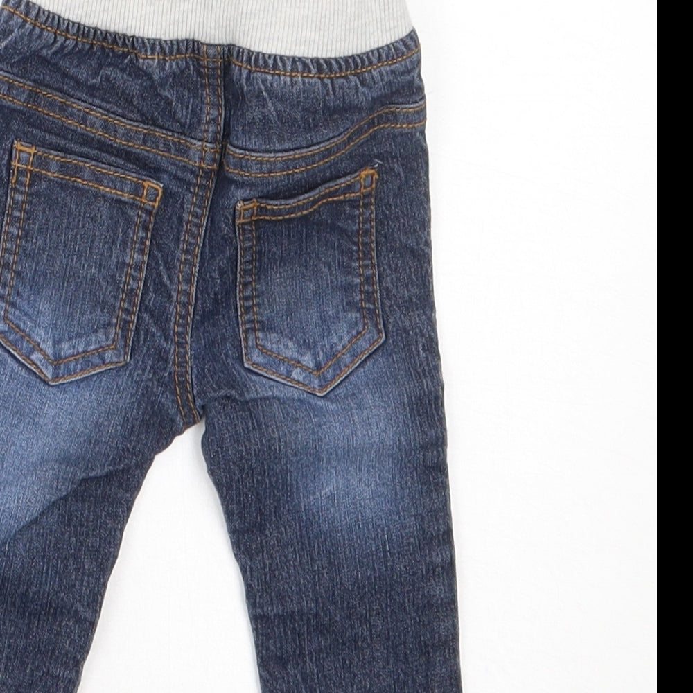 F&F Boys Blue   Capri Jeans Size 3-6 Months