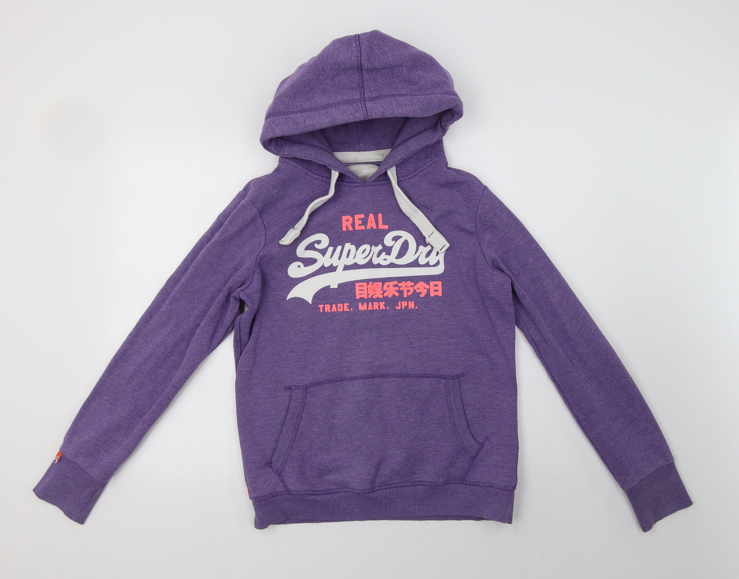 Superdry Womens Purple   Pullover Hoodie Size L