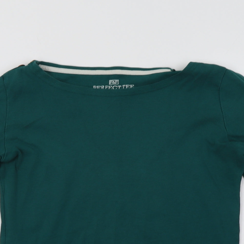 F&F Womens Green   Pullover Sweatshirt Size 12