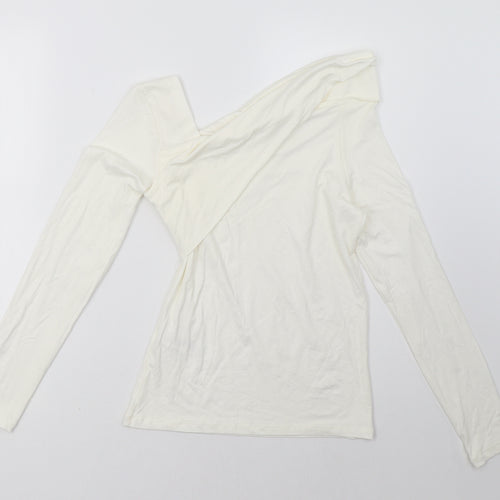 Primark Womens White   Pullover Sweatshirt Size XS