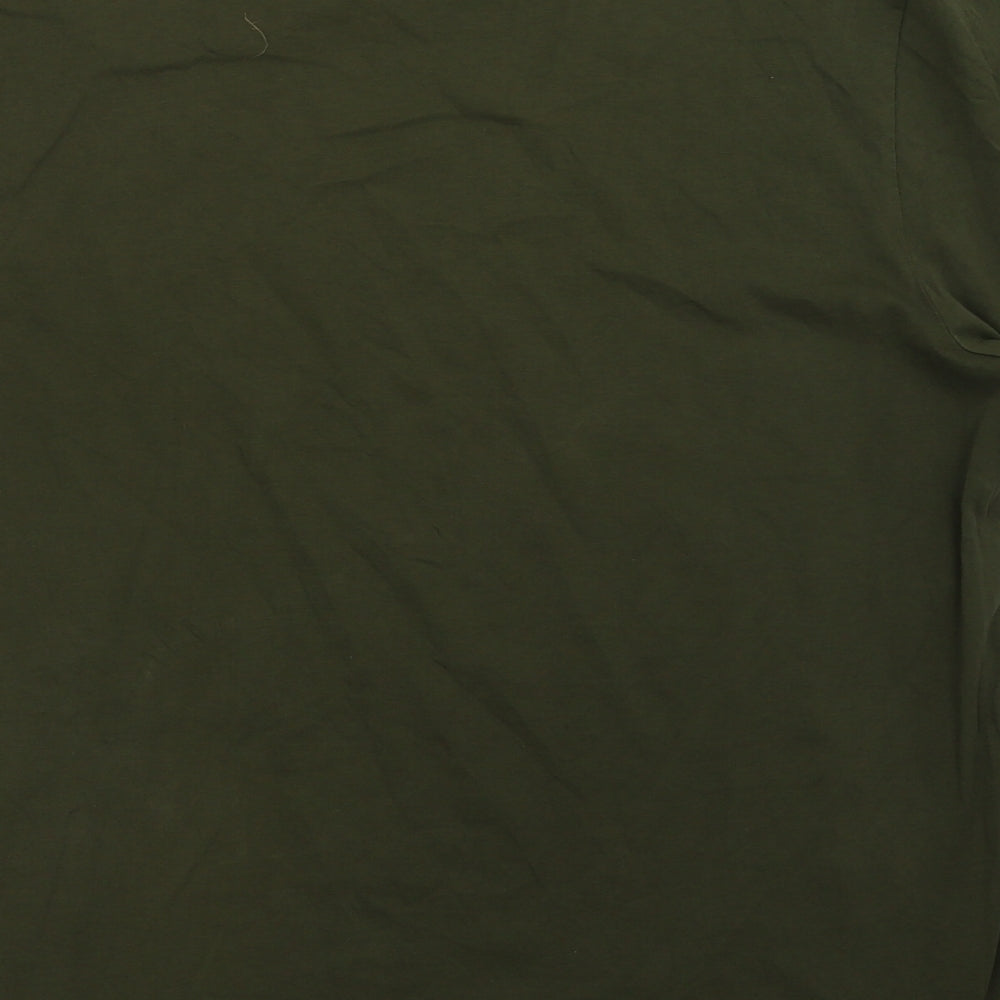 Topman Mens Green    T-Shirt Size L