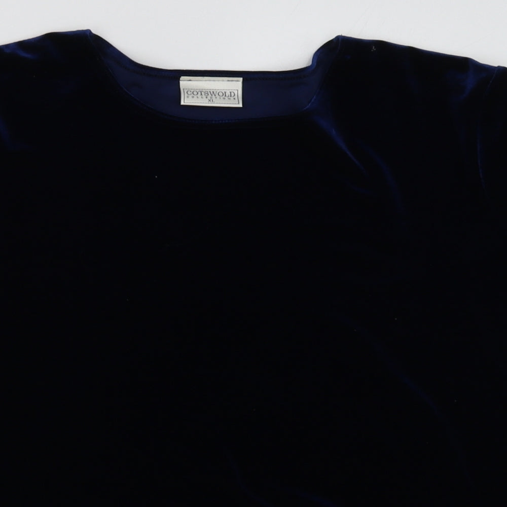 Cotswold Collections Womens Blue   Basic T-Shirt Size XL