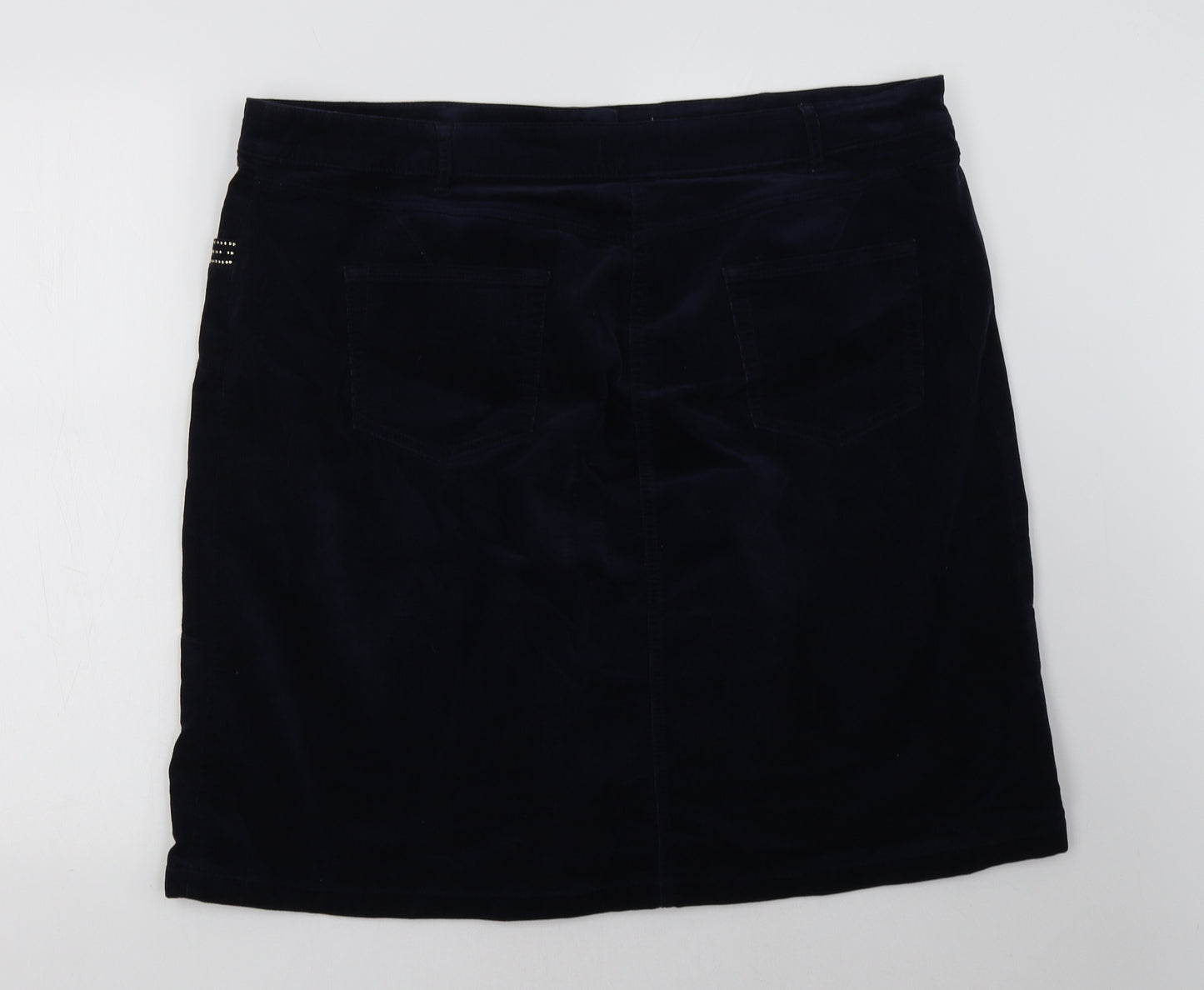 Marks and Spencer Womens Blue   A-Line Skirt Size 20