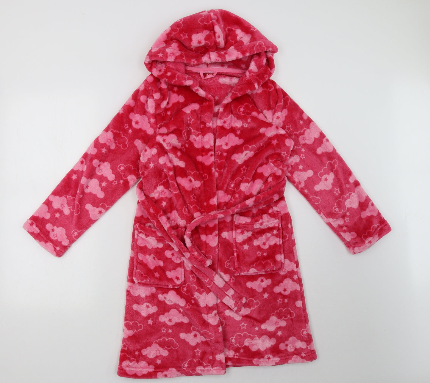 Nutmeg Boys Pink  Fleece  Gown Size 9-10 Years