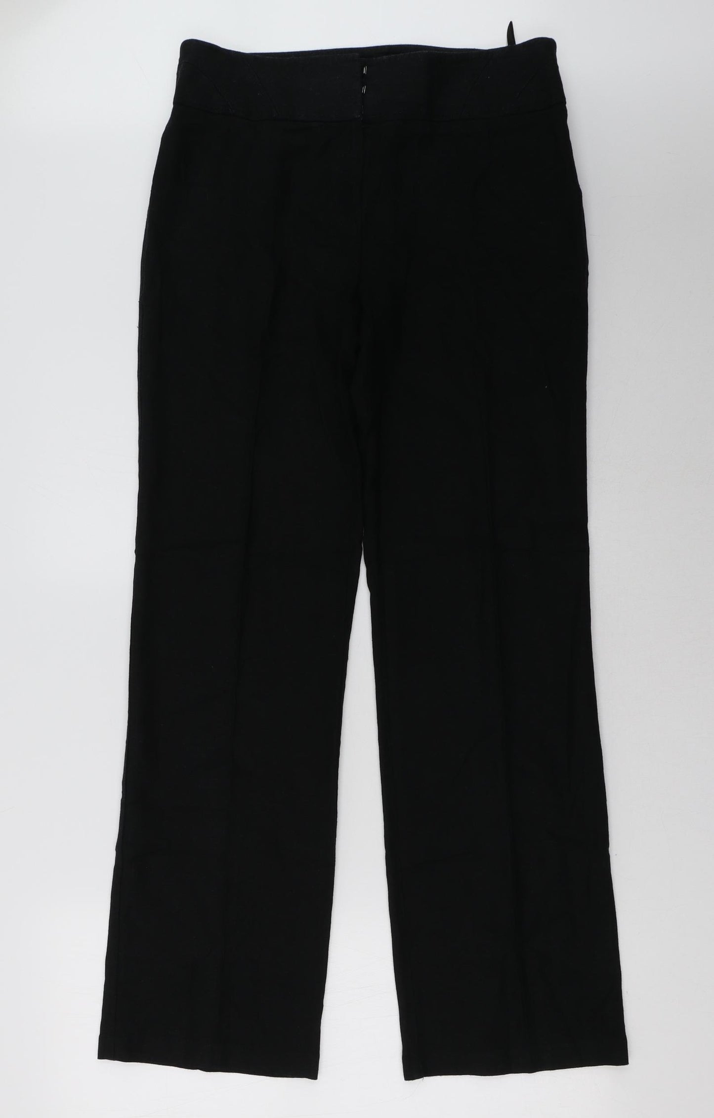Marks and Spencer Womens Black   Trousers  Size 10 L33 in