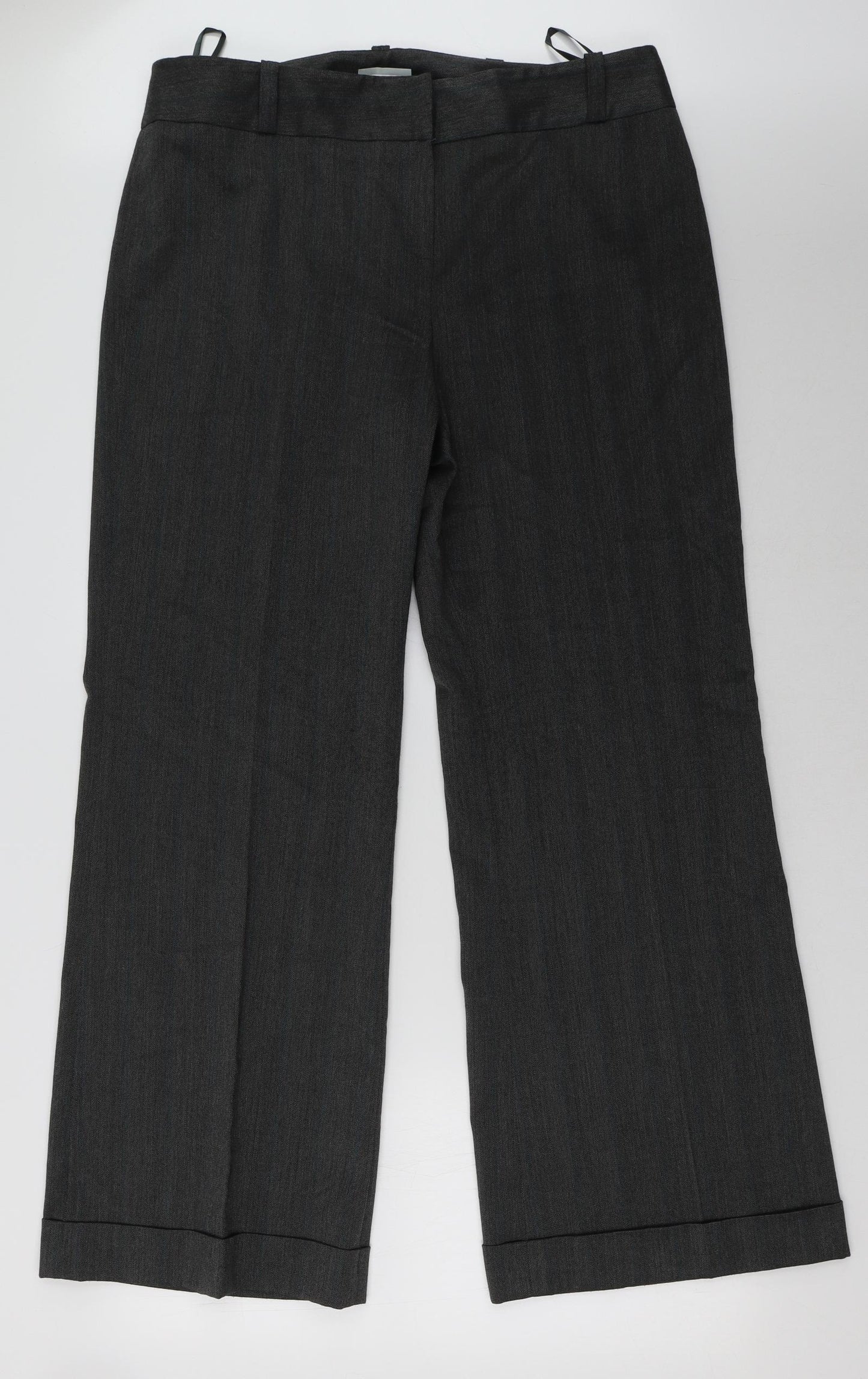 Wallis Womens Grey   Trousers  Size 16 L34 in