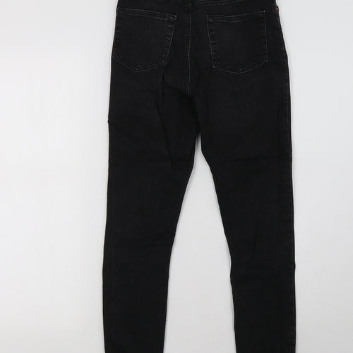 Primark Womens Black  Denim Skinny Jeans Size 8 L27 in