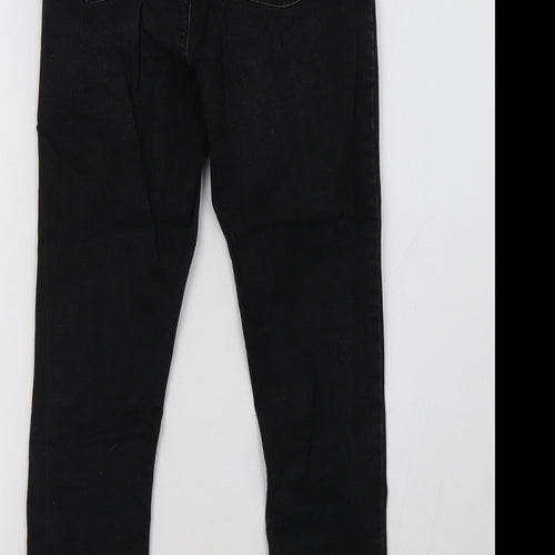 Primark Womens Black  Denim Skinny Jeans Size 8 L27 in