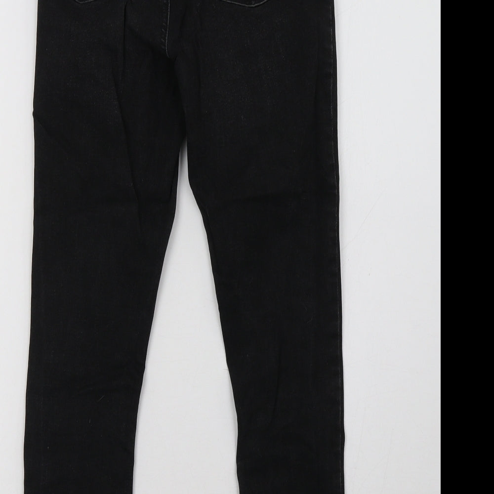 Primark Womens Black  Denim Skinny Jeans Size 8 L27 in