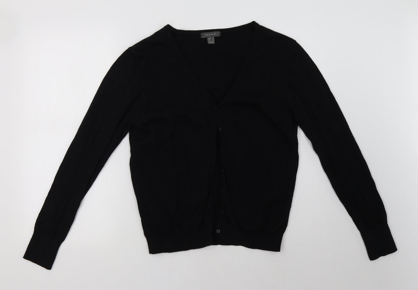 Primark Womens Black   Cardigan Jumper Size 16
