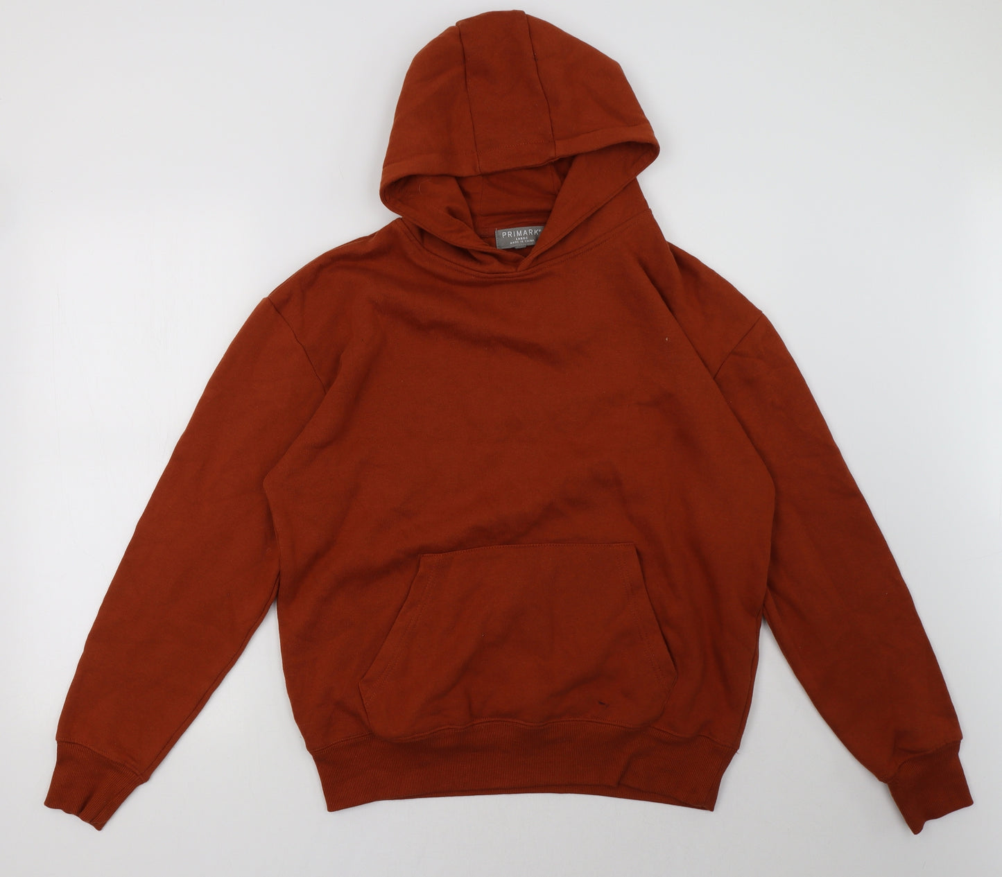 Primark Mens Brown   Pullover Hoodie Size L
