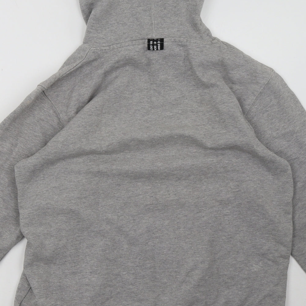 adidas Mens Grey   Pullover Hoodie Size S