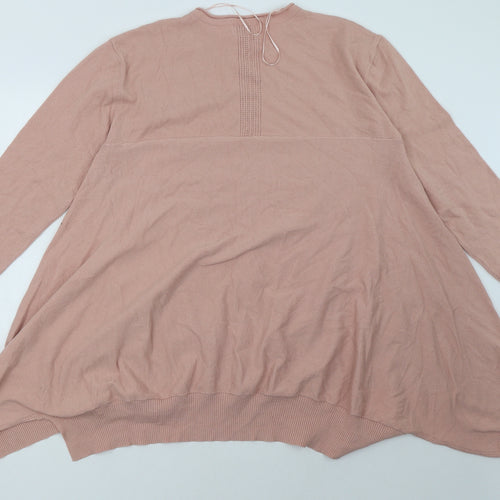 Apricot Womens Pink   Pullover Sweatshirt Size L
